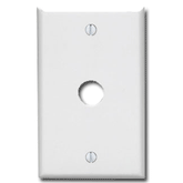 Leviton 81017 Commercial Grade Phone or Cable Outlet .625" dia. Hole - Box Mount